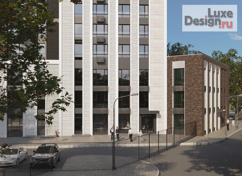 Общественная архитектура "ВИЗУАЛИЗАЦИЯ МНОГОЭТАЖНОГО ЗДАНИЯ В г. УФА." (фото 6)