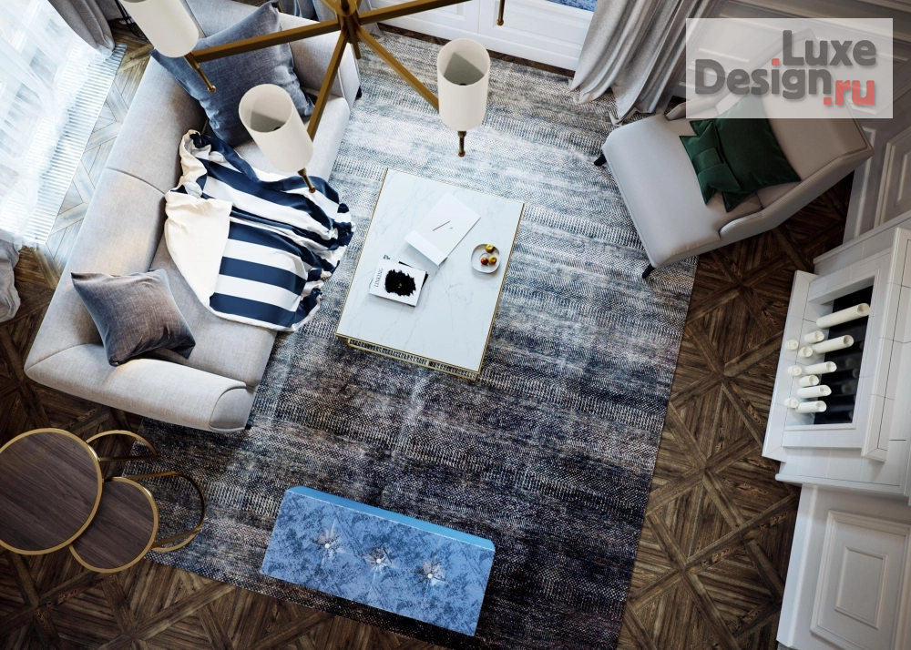 Дизайн интерьера загородного дома "Визуализация интерьера дома" (фото 3)