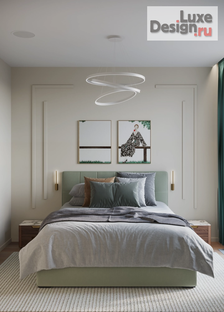 Дизайн интерьера спальни "Эскизы для дизайн-проекта спальни" (фото 4)