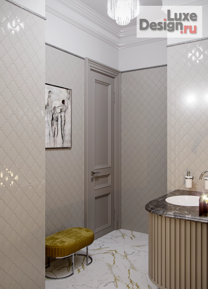 Дизайн интерьера ванной "Визуализация санузла" (фото 3)