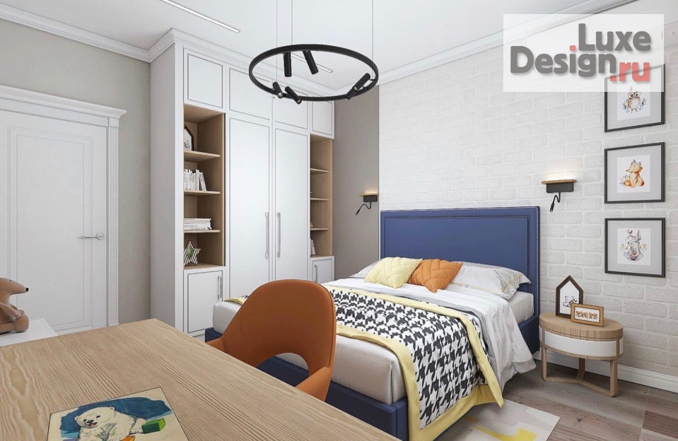 Дизайн интерьера детской "Детская для мальчика" (фото 1)