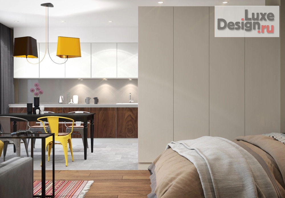 Дизайн интерьера квартиры студии "Студия на Мира" (фото 13)