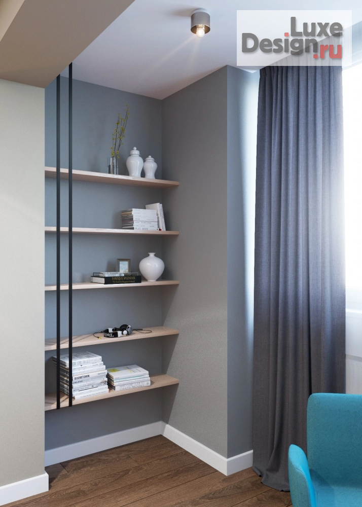 Дизайн интерьера квартиры студии "Студия на Мира" (фото 3)