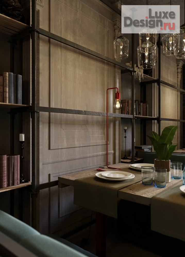 Дизайн интерьера ресторана "Piterbar " (фото 7)
