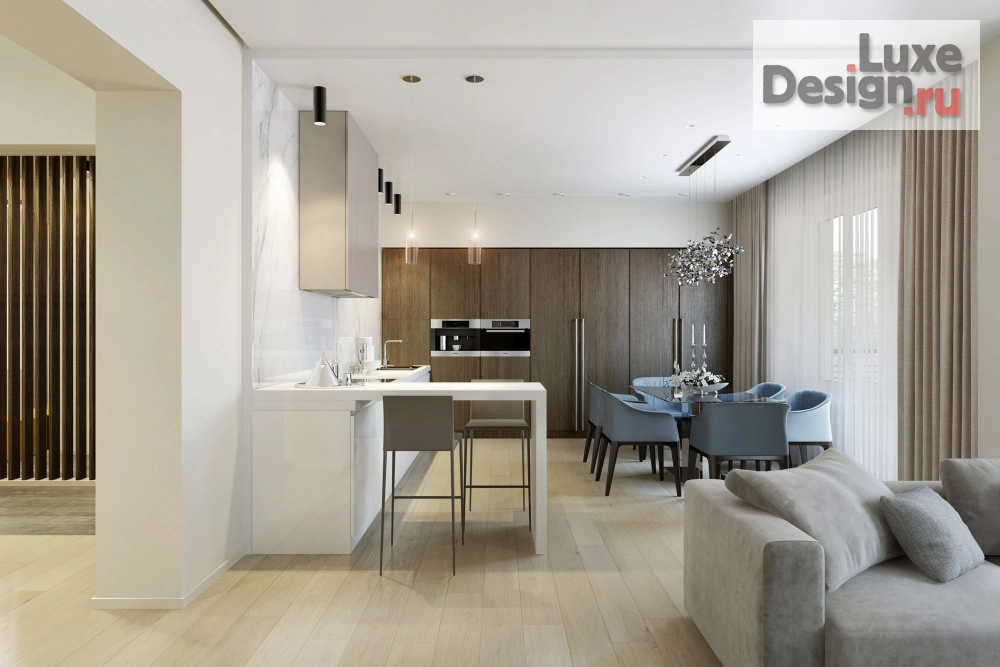 Дизайн интерьера коттеджа "Дом на Бирюзовой 250 кв.м." (фото 10)