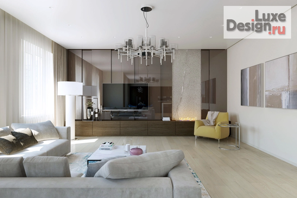 Дизайн интерьера коттеджа "Дом на Бирюзовой 250 кв.м." (фото 7)