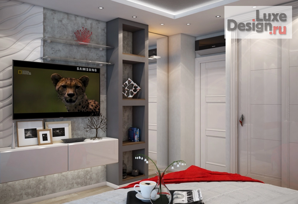 Дизайн интерьера двухкомнатной квартиры "Дизайн проект 2х комнатной квартире в смешанном стиле" (фото 39)