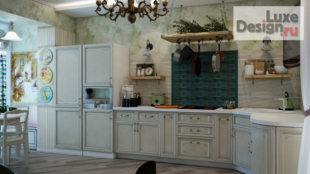 Дизайн интерьера двухкомнатной квартиры "Дизайн проект 2х комнатной квартире в смешанном стиле" (фото 17)