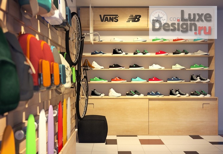 Дизайн интерьера бутика "Проект спортивного магазина" (фото 3)