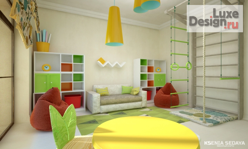 Дизайн интерьера детской "Дизайн интерьера детских комнат" (фото 14)