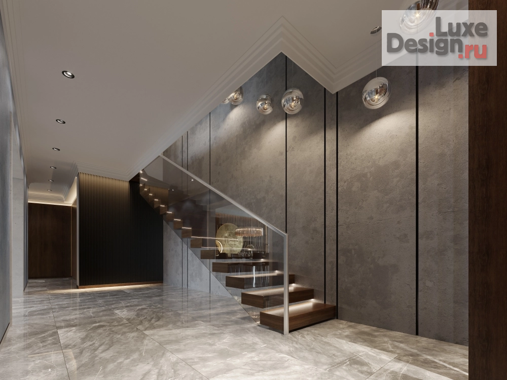 Дизайн интерьера апартаментов "Двухуровневая квартира " (фото 3)