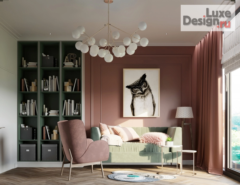 Дизайн интерьера апартаментов "Двухуровневая квартира " (фото 13)