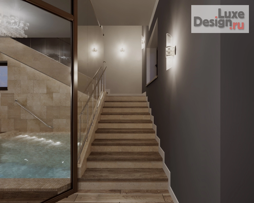 Дизайн интерьера частного дома "Трехэтажный гостевой дом г. Краснодар" (фото 8)
