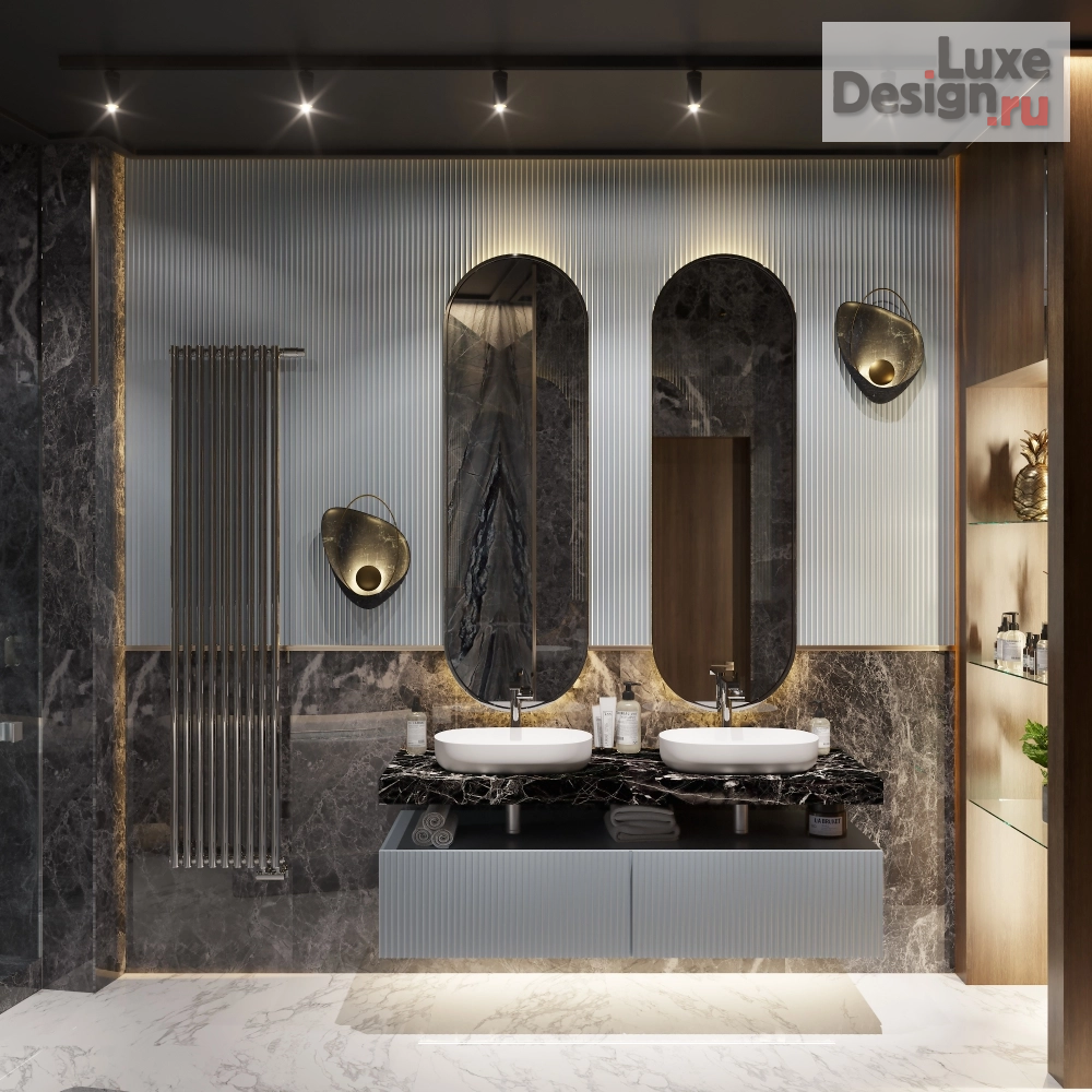 Дизайн интерьера апартаментов "Двухуровневая квартира " (фото 18)