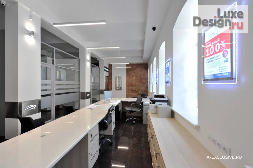 Дизайн интерьера офиса "Ремонт офиса банка" (фото 4)