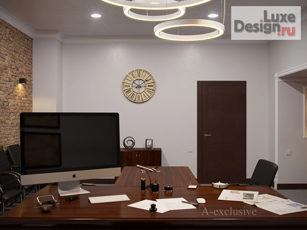 Дизайн интерьера кабинета руководителя "Проект кабинета руководителя" (фото 4)