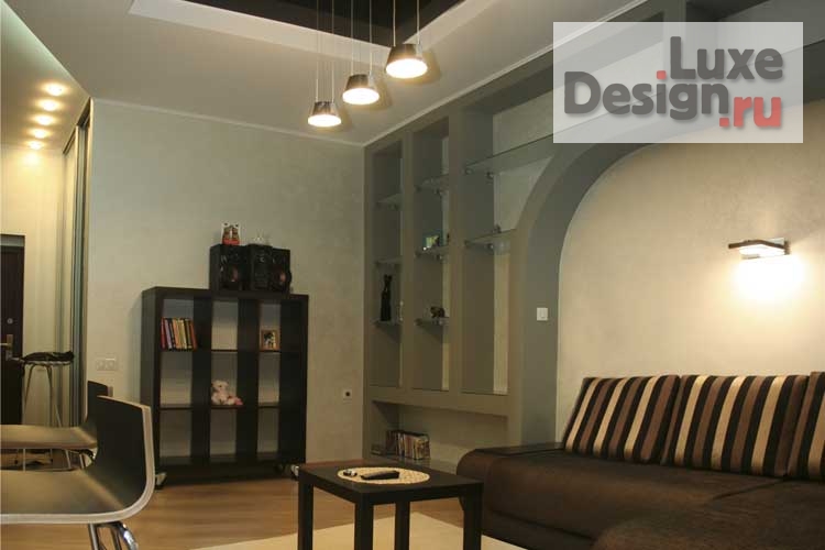 Дизайн интерьера квартиры студии "Реализованный проект квартиры" (фото 1)
