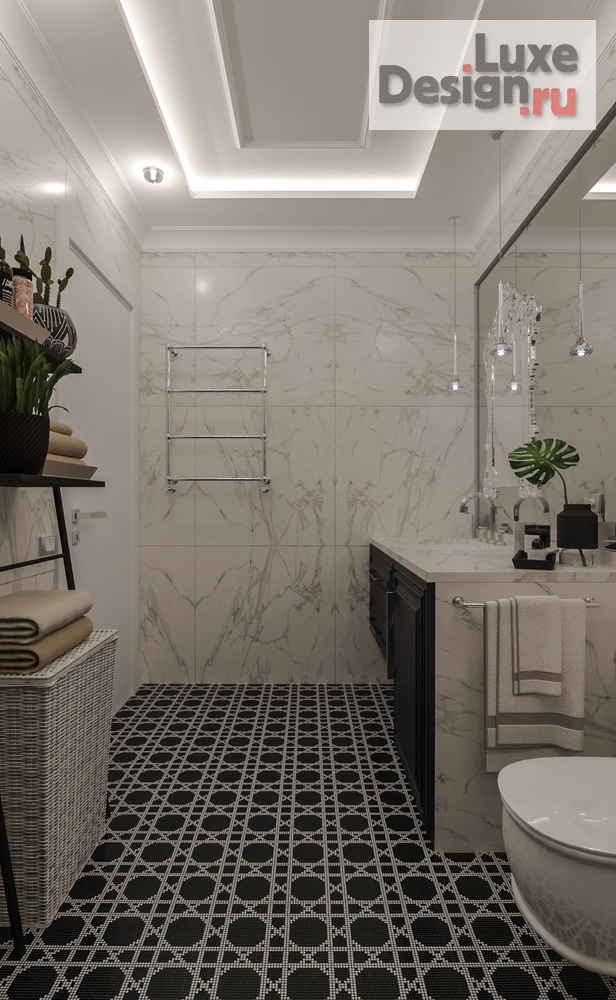 Дизайн интерьера двухкомнатной квартиры "Coco Chanel" (фото 12)