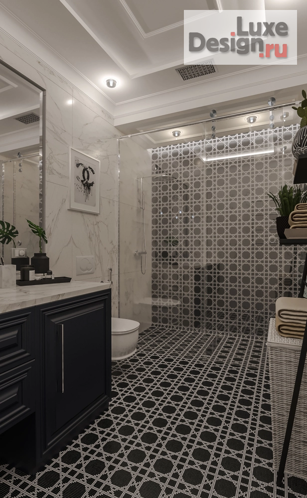 Дизайн интерьера двухкомнатной квартиры "Coco Chanel" (фото 13)