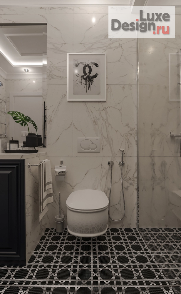 Дизайн интерьера двухкомнатной квартиры "Coco Chanel" (фото 15)