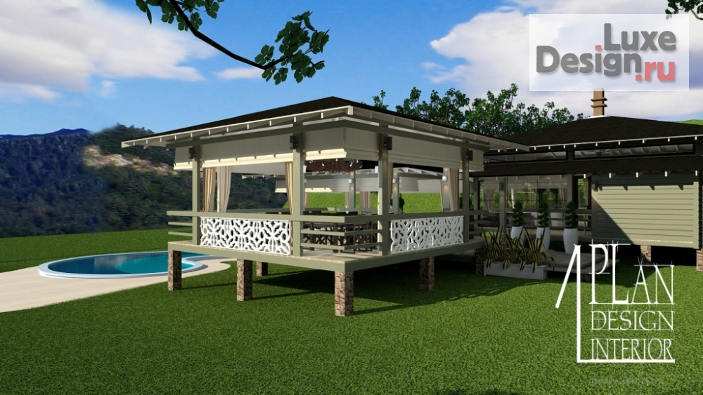 Дизайн интерьера кафе "Дизайн летнего кафе" (фото 2)