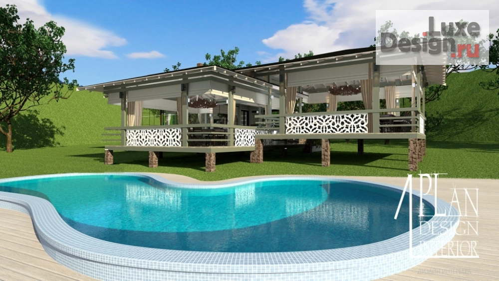 Дизайн интерьера кафе "Дизайн летнего кафе" (фото 1)