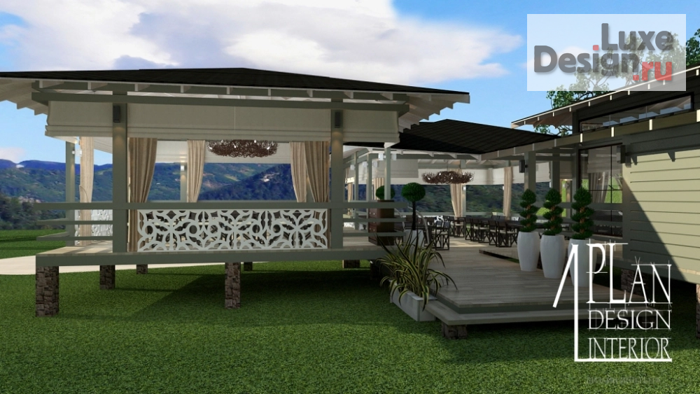 Дизайн интерьера кафе "Дизайн летнего кафе" (фото 4)