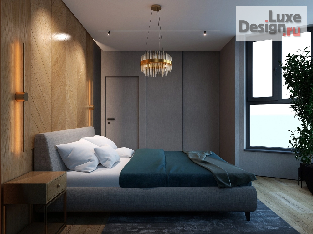 Дизайн интерьера квартиры "Современная спальня в стиле минимализм" (фото 4)