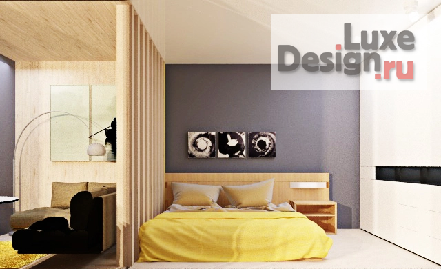 Дизайн интерьера однокомнатной квартиры "Минимализм для однокомнатной квартиры" (фото 6)