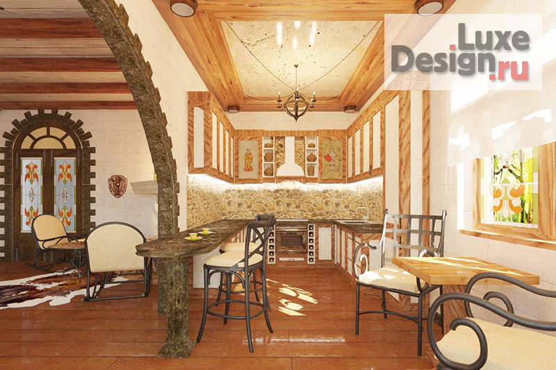 дизайн загородного дома "Дизайн-проект "Замок рыцаря"" (фото 25)