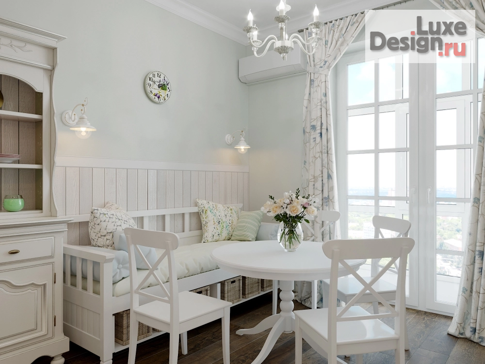 Дизайн интерьера кухни "ЖК 7 континент  3-к." (фото 2)