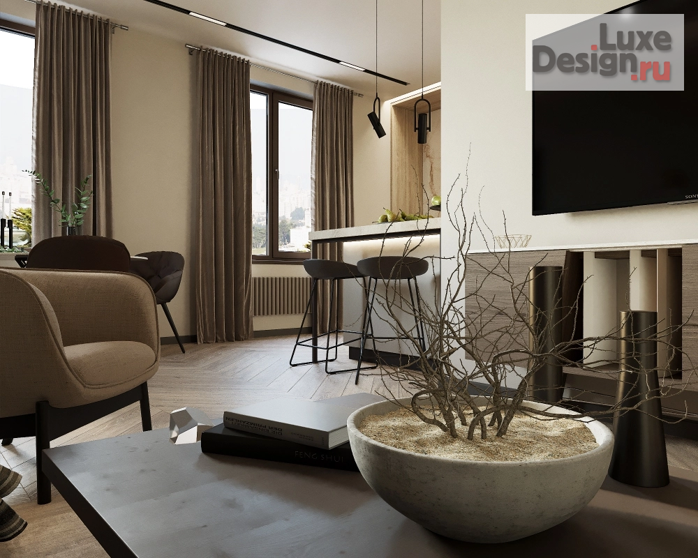 Дизайн интерьера однокомнатной квартиры "Проект №8" (фото 12)