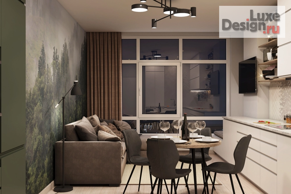 Дизайн интерьера двухкомнатной квартиры "Проект №20" (фото 12)