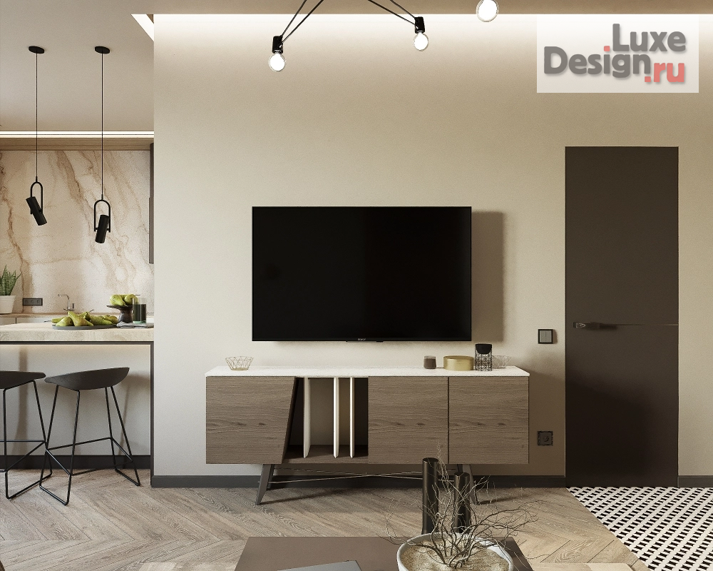 Дизайн интерьера однокомнатной квартиры "Проект №8" (фото 7)