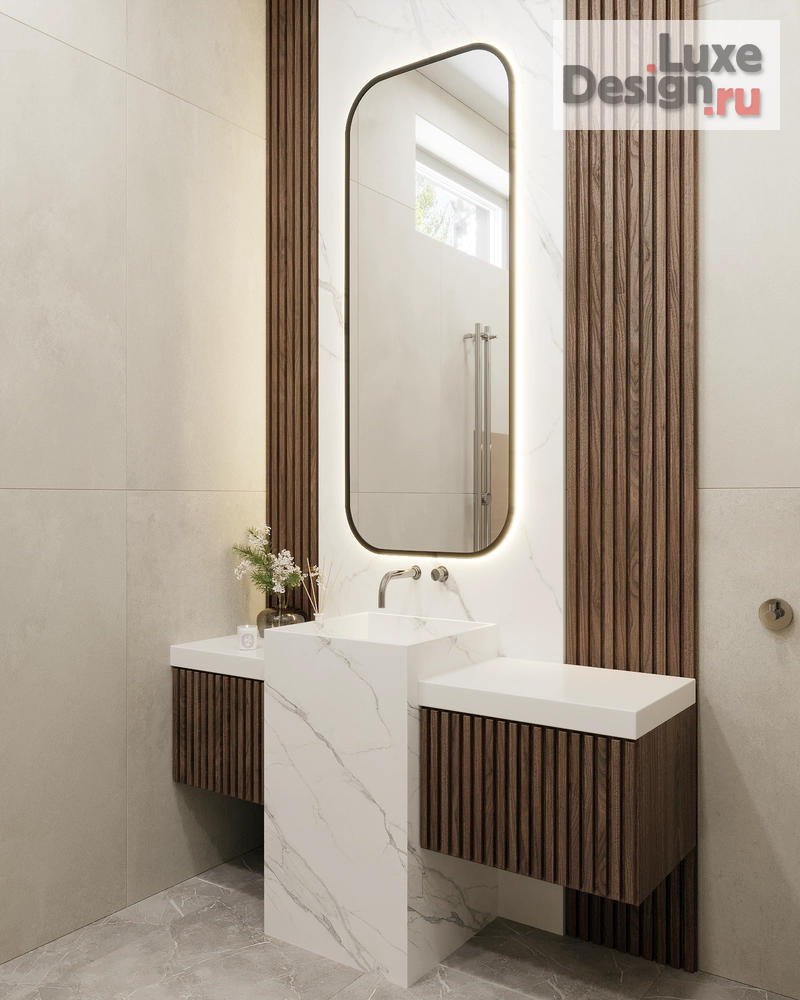 Дизайн интерьера коттеджа "Дизайн-проект и авторский надзор п.Мысхако" (фото 5)