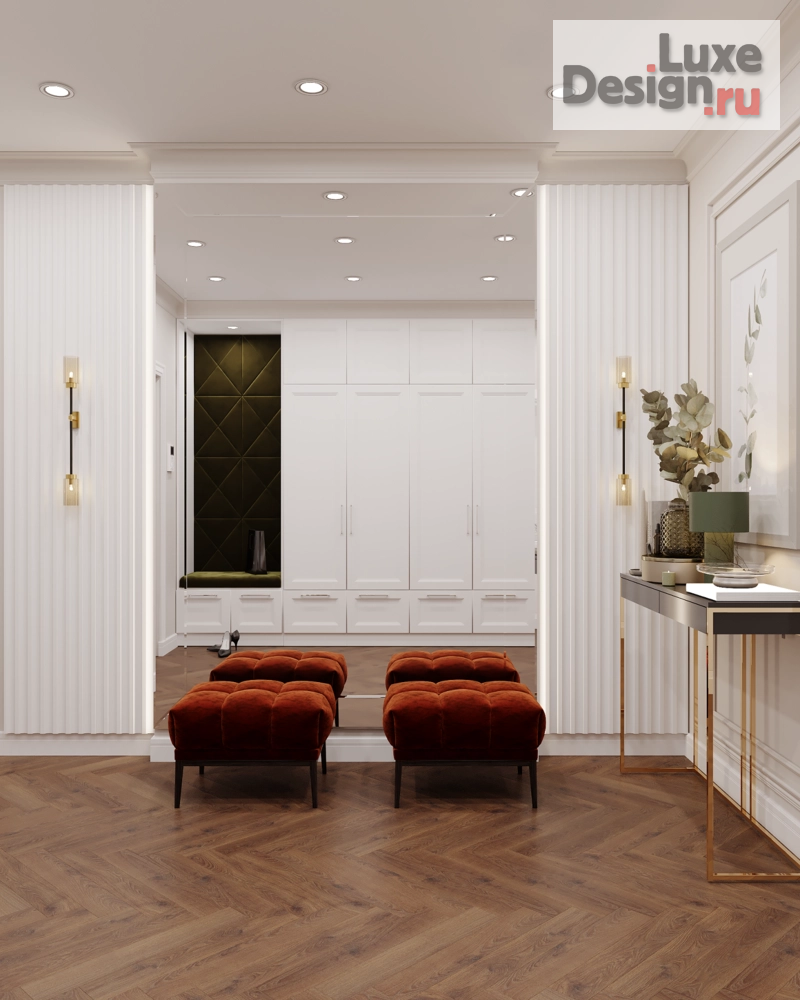 Дизайн интерьера трехкомнатной квартиры "Дизайн интерьера в ЖК Резиденция г.Краснодар" (фото 4)