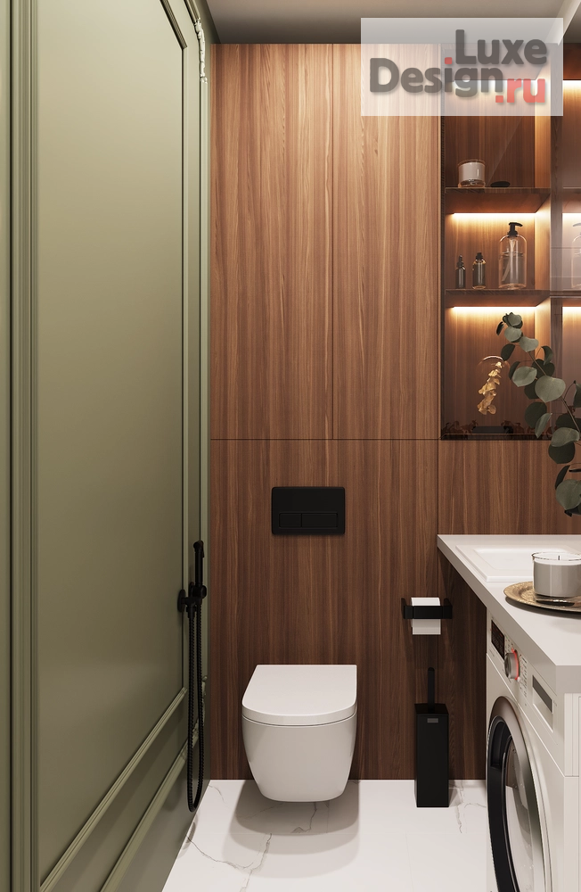 Дизайн интерьера трехкомнатной квартиры "Дизайн интерьера в ЖК Резиденция г.Краснодар" (фото 7)