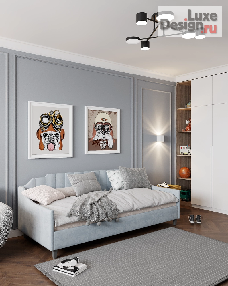 Дизайн интерьера трехкомнатной квартиры "Дизайн интерьера в ЖК Резиденция г.Краснодар" (фото 8)