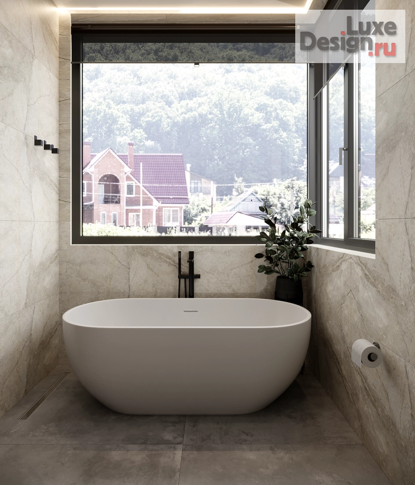 Дизайн интерьера ванной "Ванная комната из проекта" (фото 1)