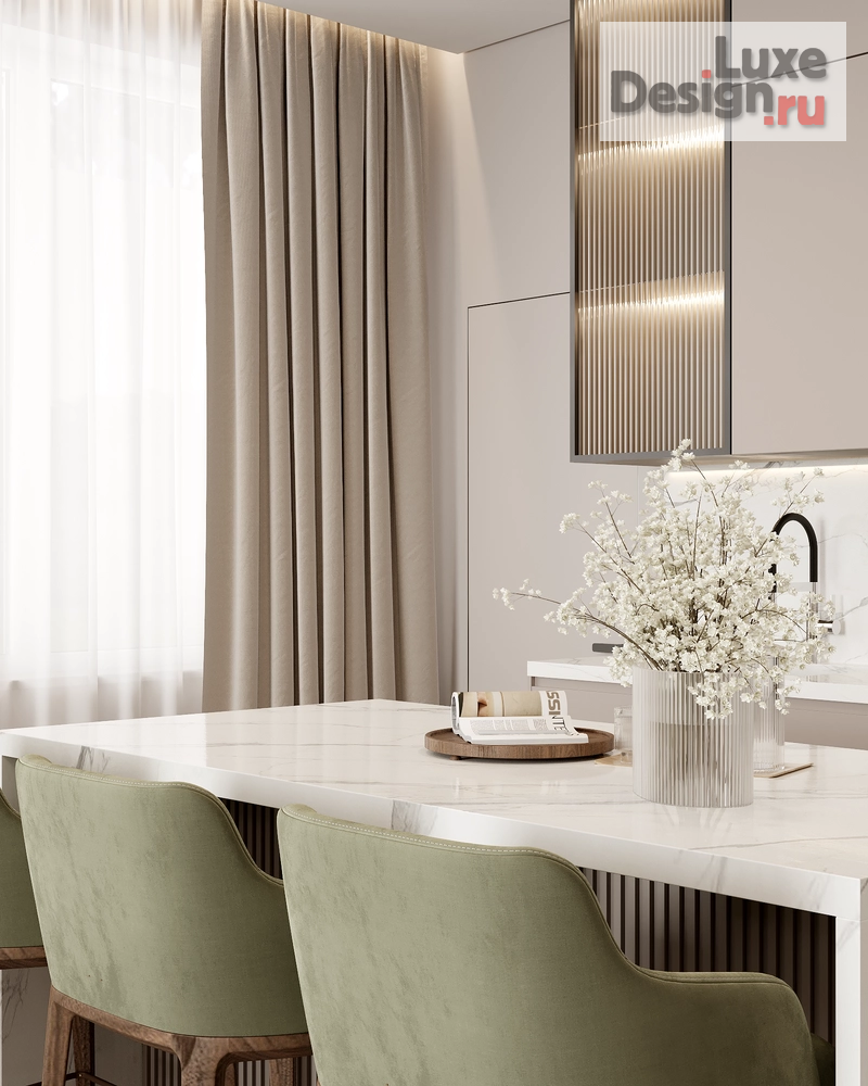 Дизайн интерьера коттеджа "Дизайн-проект и авторский надзор п.Мысхако" (фото 1)