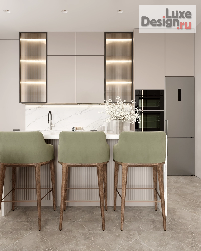 Дизайн интерьера коттеджа "Дизайн-проект и авторский надзор п.Мысхако" (фото 10)