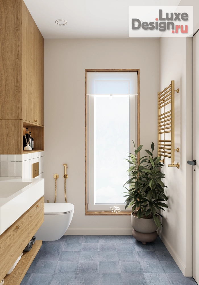 Дизайн интерьера ванной "Ванная комната г. Туапсе" (фото 2)