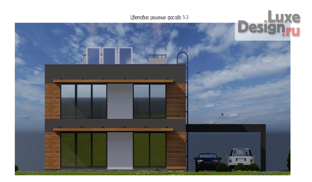 Дизайн интерьера коттеджа "Дизайн-проект и авторский надзор п.Мысхако" (фото 7)