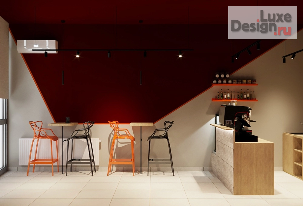 Дизайн интерьера кафе "Кофейня" (фото 4)