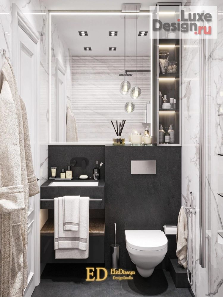 Дизайн интерьера четырехкомнатной квартиры "Квартира - современная классика - 140м2" (фото 25)