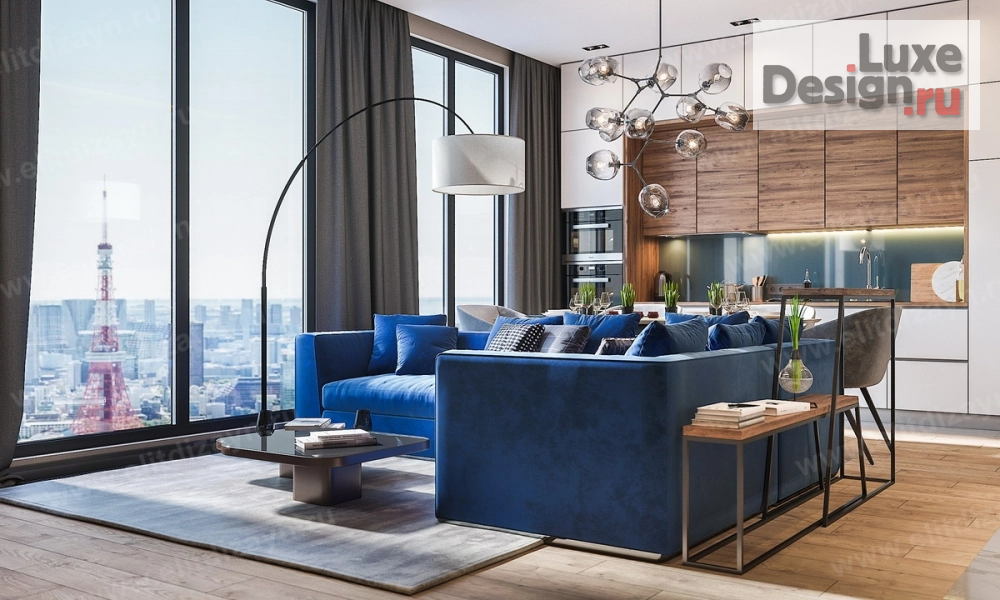 Дизайн интерьера квартиры студии "Квартира студия в современном стиле" (фото 1)