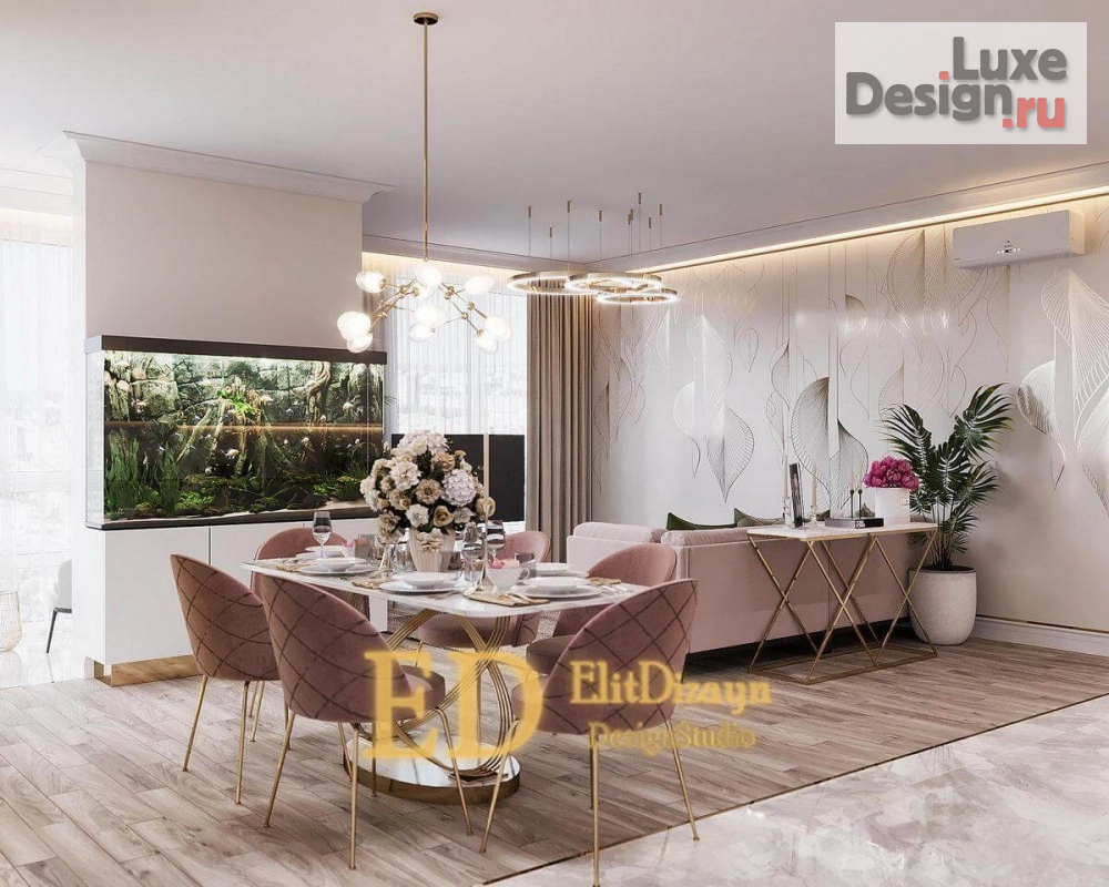 Дизайн интерьера трехкомнатной квартиры "Квартира - современный стиль - 100 м2" (фото 36)