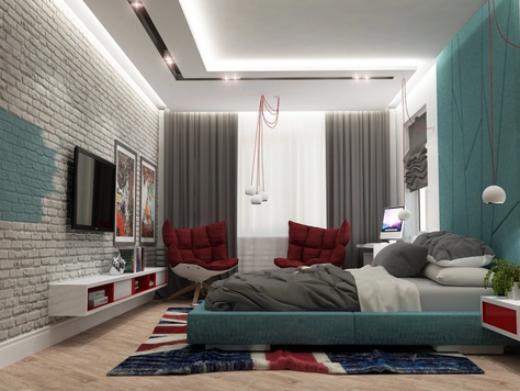 Дизайн интерьера квартир в Краснодаре "Квартира в жилом комплексе комфорт-класса"