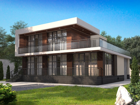 Частная архитектура в Краснодаре "Проект частного дома, 2019 год"