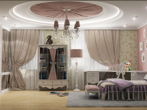 Дизайн интерьера в Краснодаре "Спальня в таунхаусе"